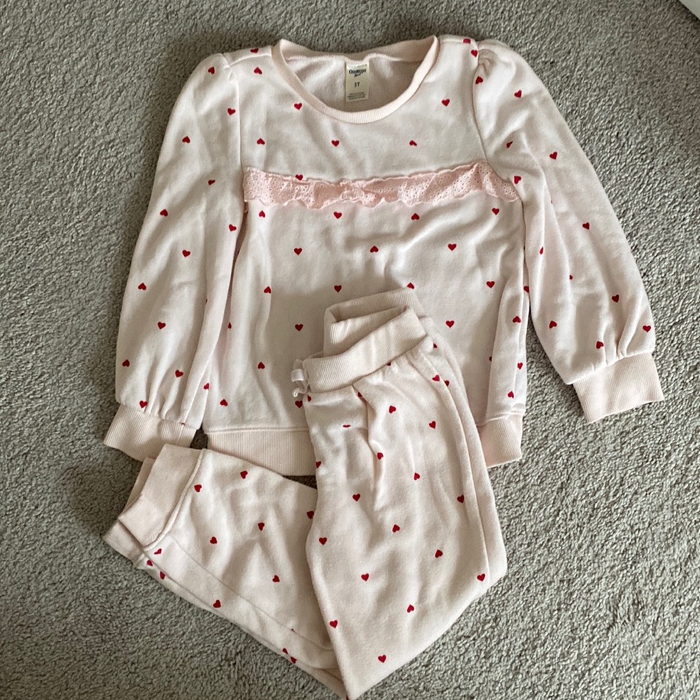 oshkosh bigosh valentine sweat suit